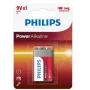 Vienkartinė baterija Philips Power Alkaline Battery 6LR61P1B/10