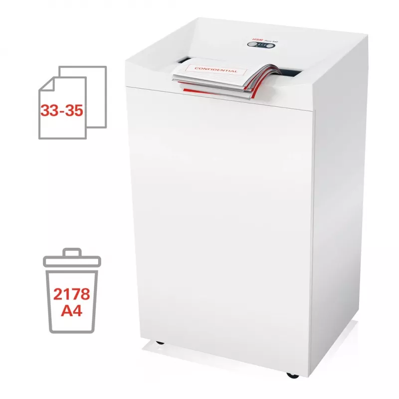 HSM Pure 940 smulkintuvas, 165 l, 3,9x40 mm