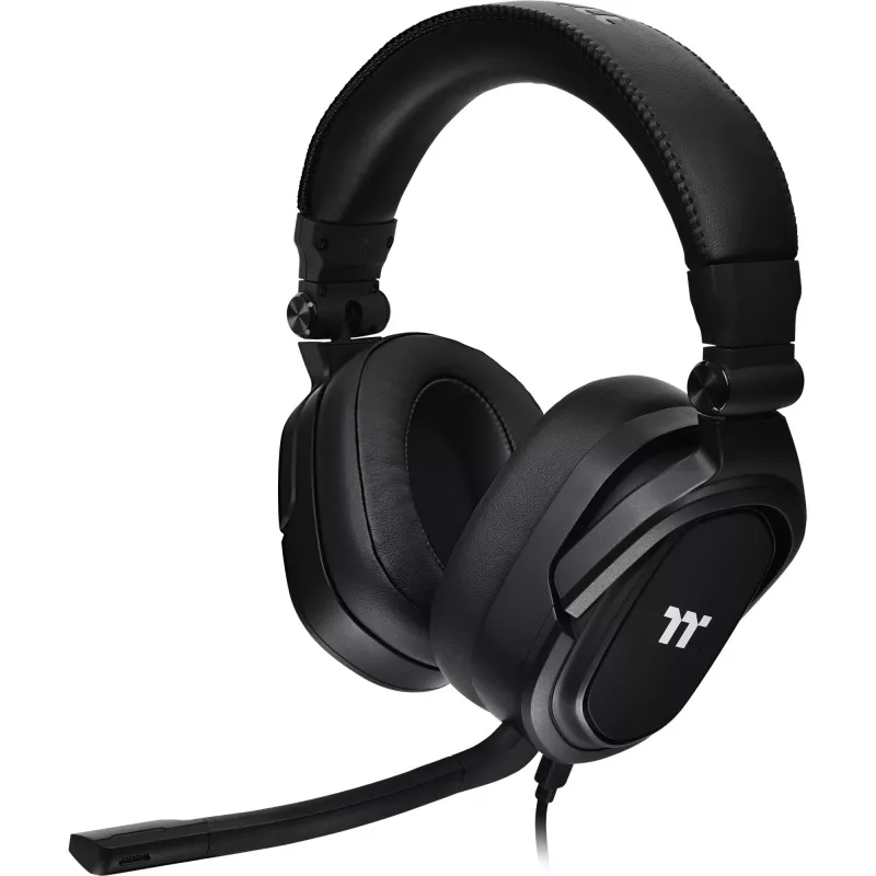 Tt eSPORTS Argent H5 - Ausinės - Uždedamos ant ausų - Laidinės - 3,5 mm kištukas - Juodos (GHT-THF-ANECBK-30)