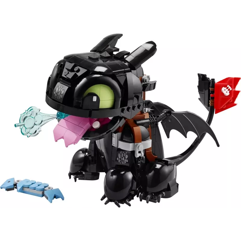 LEGO ICONS 10375 Kaip prisijaukinti slibiną: Bedantis