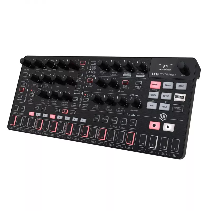 Analoginis sintezatorius ik multimedia Uno Synth Pro X — 8 balsų polifonija, stalinis modulis