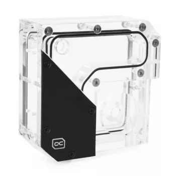 Rezervuaras Alphacool 15075 akrilas juodas permatomas 120mm