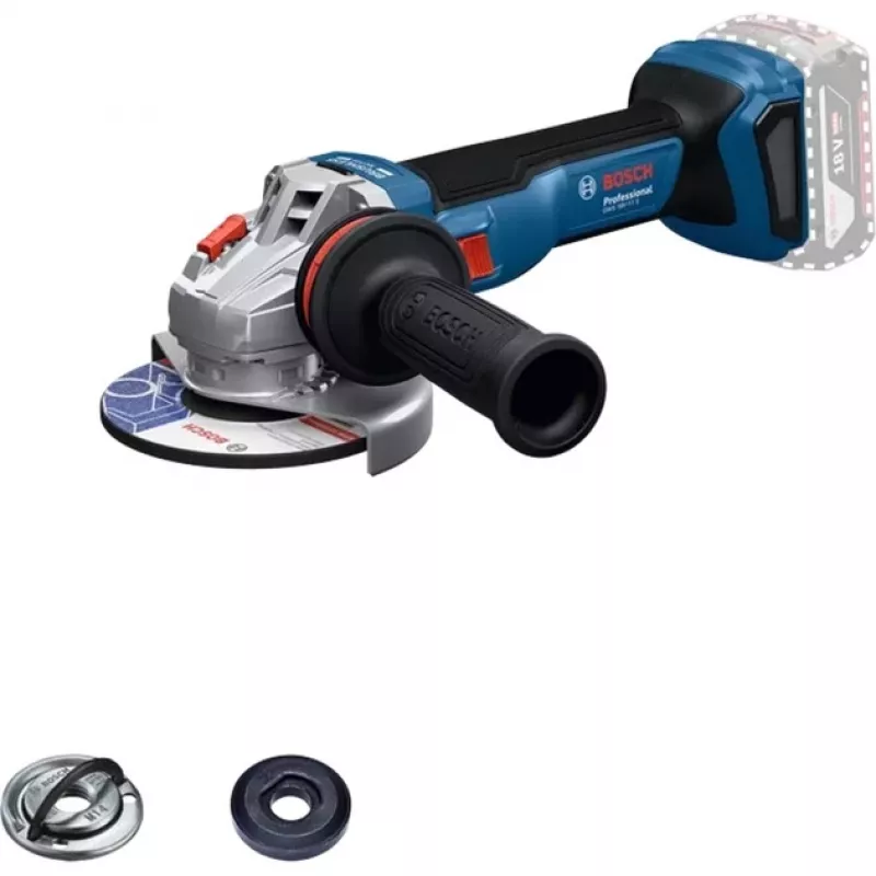 Kampinis šlifuoklis Bosch GWS 18V-11 S SOLO 125 mm 18V belaidis, diskas 125 mm