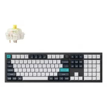 Mechaninė klaviatūra Keychron Q6 Max QMK VIA su Gateron Jupiter jungikliais, pilno dydžio išdėstymas
