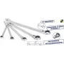 HAZET 606/5 - 8,10,13,17,19 mm - chromuotas - chromuotas - blizgus - 13° - Vokietija (606/5)