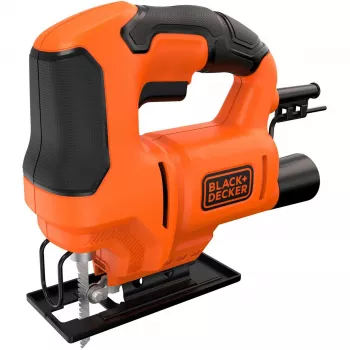 Siauropjūklis Juoda & Decker BES602 — 400 W, oranžinis/juodas rankinis siauropjūklis