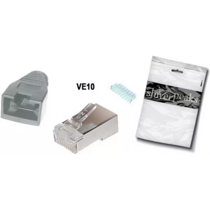 Laido jungtis RJ-45 ShiverPeaks BS72057-GR-10 Pilka