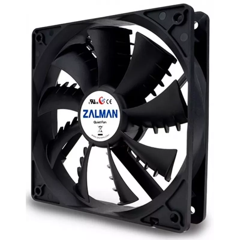 Zalman ZM-F3(SF) kompiuterio aušinimo sistema Kompiuterio korpuso ventiliatorius 12 cm Juodas
