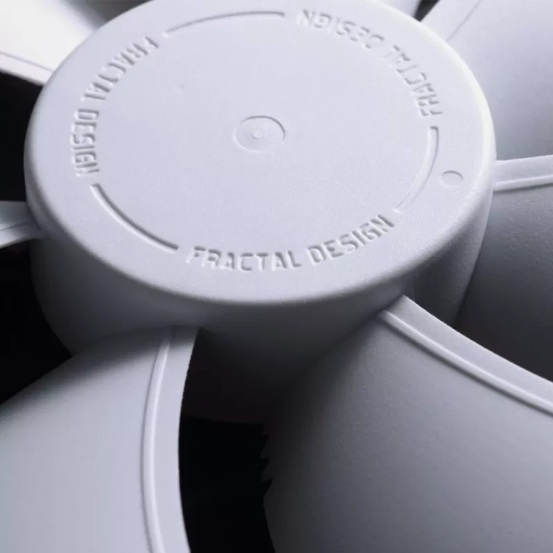 Fractal Design Dynamic X2 14 cm Juoda White ventiliatorius