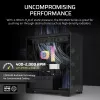 Corsair iCUE LINK RX120 MAX 120 mm korpuso ventiliatorius – juodas