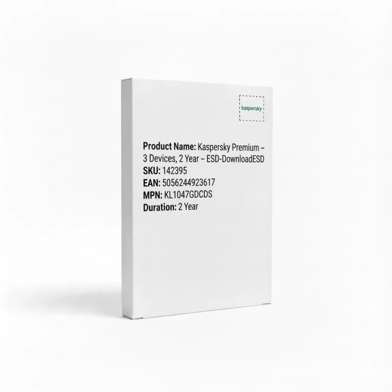 Kaspersky Premium – 3 Devices, 2 Year – ESD-DownloadESD
