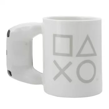 Puodelis Paladone PlayStation formos PS5 baltas 0,48 l vienetinis