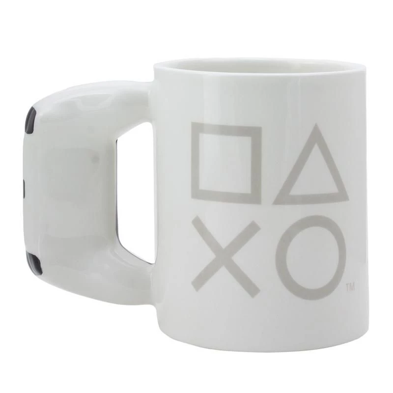 Puodelis Paladone PlayStation formos PS5 baltas 0,48 l vienetinis