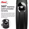 Flexi New CLASSIC 5 m juodas šunų ištraukiamas pavadėlis