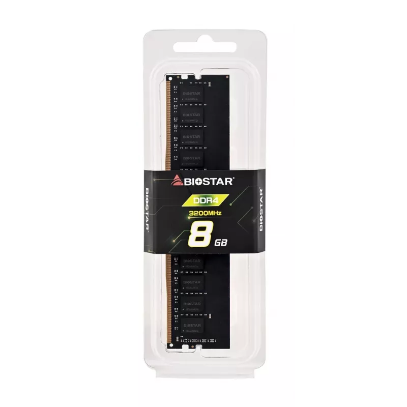 Staliniam kompiuteriui skirtas DDR4 8GB 3200MHz atminties modulis BIOSTAR DO32NU4N08