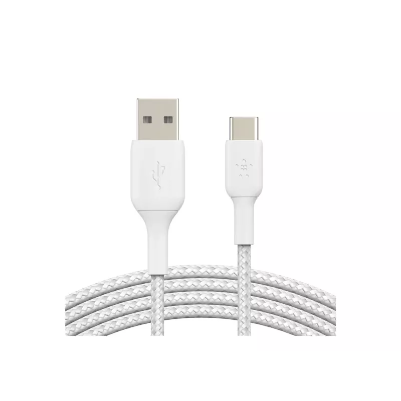 USB laidas Belkin CAB002BT1MWH 1 m USB A į USB C baltas