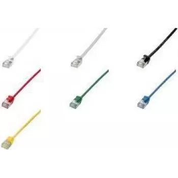 LogiLink Ultraflex SlimLine - Patch-Cable - RJ-45 (M) to RJ-45 (M) - 2 m - 3.8 mm - shielded PIMF - CAT 6a - Shielded, Halogen-Free, Moulded - Blue, RAL 5015