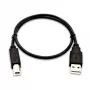 USB kabelis V7 V7USB2AB-50C-1E 0,5 m A kištukas į B kištuką