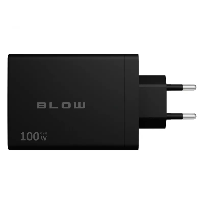 Sieninis įkroviklis BLOW 4×USB-C PD 100W GaN, 4 prievadai, PD 3.0, PPS, 200–240V įvestis