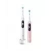Braun Oral-B iO Series 6 Duo Electric Toothbrush 2-Pack White/Pink