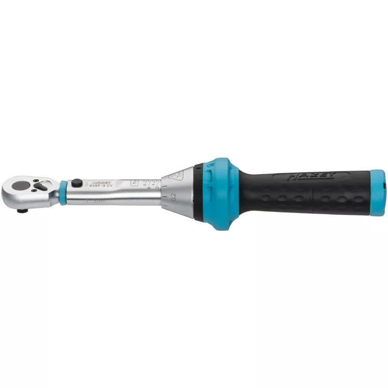 Mechaninis fiksuojamasis dinamometrinis raktas HAZET 5107-3CT