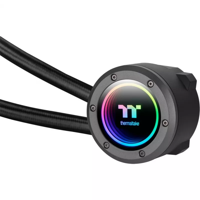 Thermaltake TH420 V2 ARGB procesoriaus „viskas viename“ skysčio aušintuvas 14 cm juodas 1 vnt.