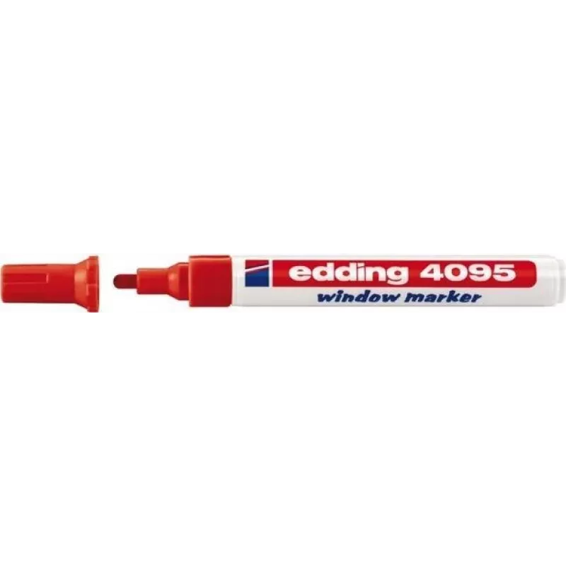 Marker Edding 4095 10 vnt. Raudonas