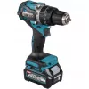 Makita - sukamasis kūjis / gręžtuvas - belaidis - 2 greičiai - griebtuvo raktas 13 mm - 64 N·m - 2 baterijos, įkroviklis komplekte - 40 V