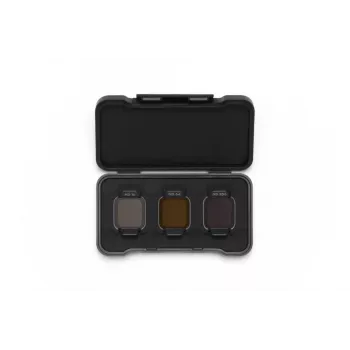 Neutralaus tankio filtrų rinkinys DJI Flip ND16 / ND64 / ND256 — trijų komplektas suderinamiems DJI dronams