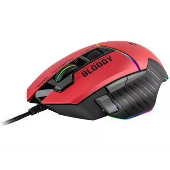 Žaidimų pelė A4Tech Bloody W95Max — dešiniarankė, laidinė USB, 12000 DPI, 1 ms, 250 ips, 50 mln. paspaudimų, 146 g