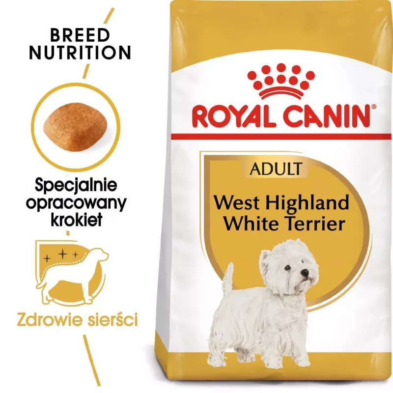 Royal Canin BHN West Highland Balta Terrier Adult – sausas ėdalas suaugusiems šunims – 3 kg