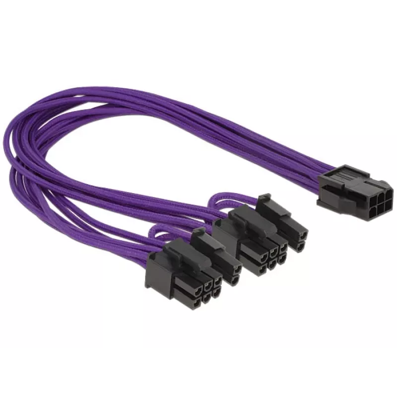 Kabelis DeLOCK PCI Express 6 kontaktų - 2 x 8 kontaktų 0,3 m