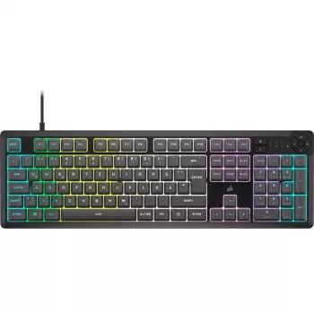 Corsair CH-9226D65-DE klaviatūra žaidimams USB QWERTZ vokiška pilka