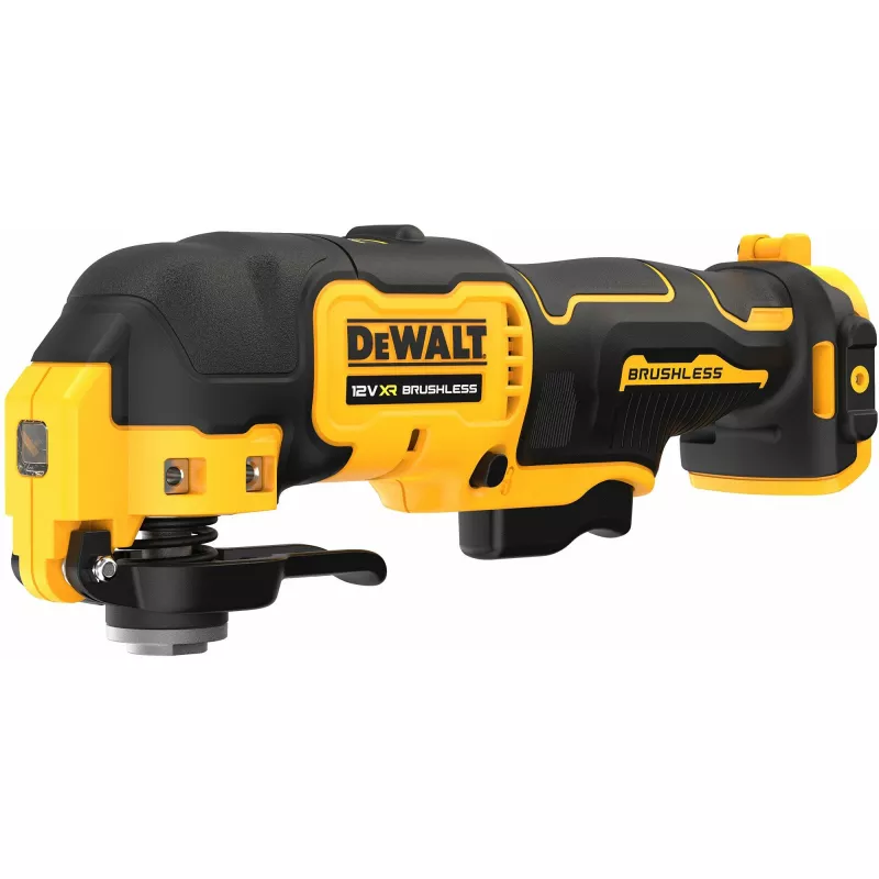 Osciliuojantis daugiafunkcis įrankis DeWalt DCS353NT-XJ, be šepetėlių, belaidis, 12 W, 840 g, juoda/geltona