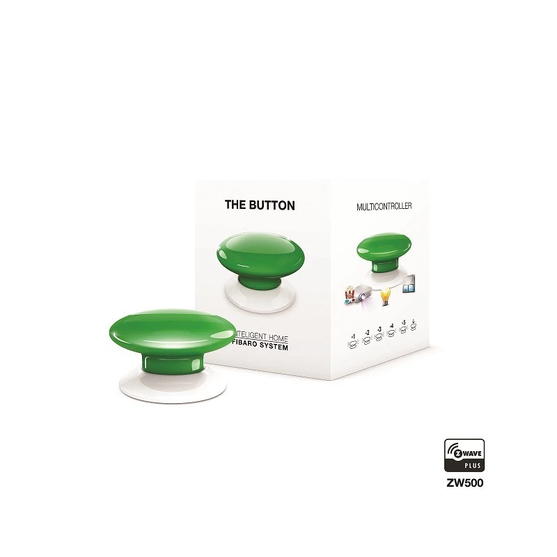 „Fibaro The Button“ panikos mygtukas, belaidė signalizacija