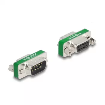 DeLOCK RF/EMI trukdžių slopinimo filtras D-Sub 9 kontaktų kištukas į lizdą, auksuotas