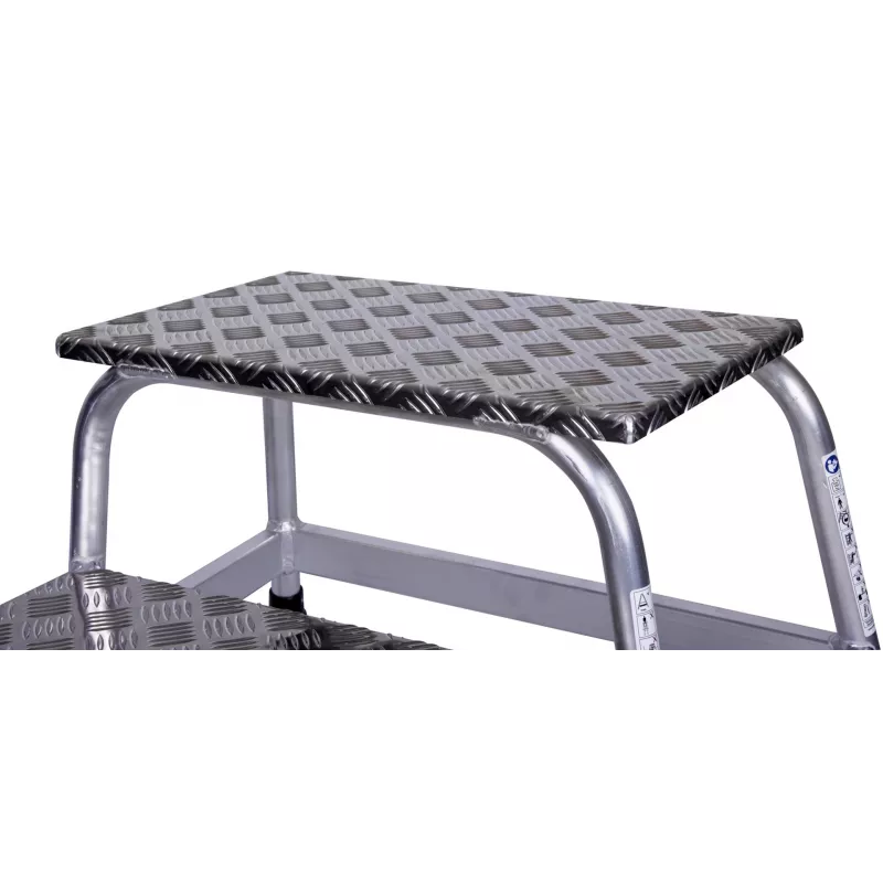 Laiptelis Krause 805027, aliuminis 2 laipteliai, maks. apkrova 150 kg, 680 mm ilgis, 41 cm aukštis