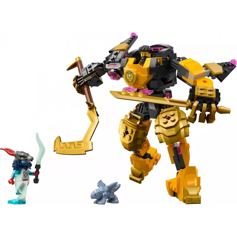 LEGO statybinis rinkinys NINJAGO 71839 Arino Spinjitzu mūšio mecha, 213 dalių, 2 mini figūrėlės, aukštis 160 mm