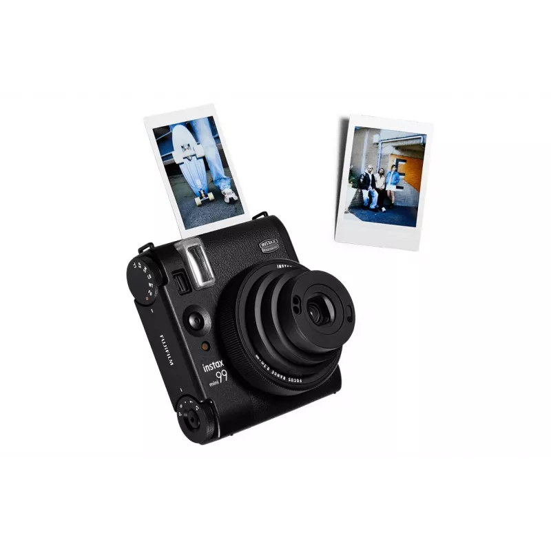 Momentinis fotoaparatas Fujifilm Instax Mini 99 Juoda — nuotrauka 62×46 mm, juostelė 86×54 mm, 60 mm židinio nuotolis