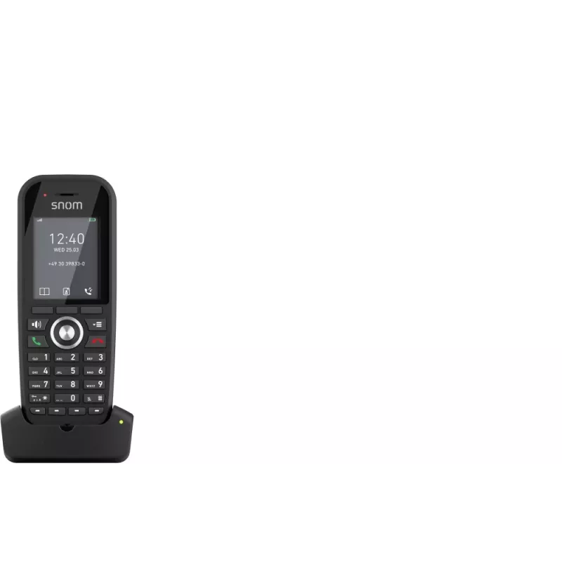 DECT telefonas Snom M30 IP DECT belaidis ragelis juodas