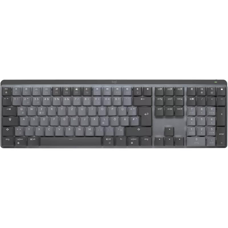 Logitech MX Mechanical belaidė apšviečiama našumo klaviatūra - GRAFITINĖ - (DE) - KLIKŠI