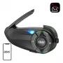 Motociklo domofonas EJEAS Q8 Bluetooth šalmo komunikatorius ilgo nuotolio domofonas