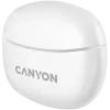 Canyon TWS-5 Bluetooth ausinės su mikrofonu, BT V5.3 JL 6983D4, dažnių diapazonas: 20Hz-20kHz, baterija: ausinėse 40mAh*2 + įkrovimo dėklas 500mAh, Type-C