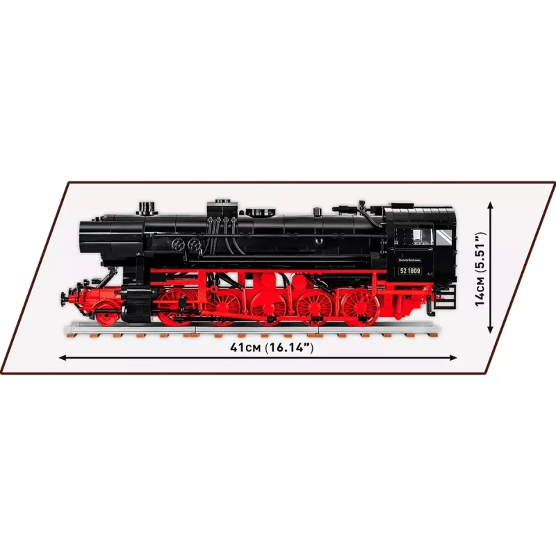 DR BR 52/TY2 garvežys, konstruktorius, mastelis 1:35