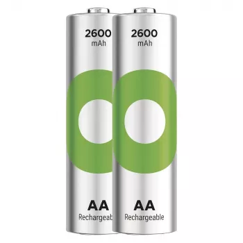 Baterijos R6/AA NI-MH 2 600mAh lizdinėje pakuotėje 2 vnt.
