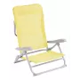 Kempingo kėdė Outwell 410145 — 2 kojų sulankstoma kėdė, geltona, 120 kg talpa, 4,8 kg, 540×620 mm