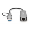 USB Type-C Gigabit eterneto adapteris Digitus DN-3028