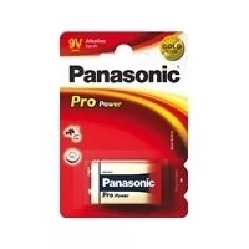 Panasonic Alkaline Pro Power 6LR61PPG - baterija 9V - šarminė (6LR61PPG/1BP)
