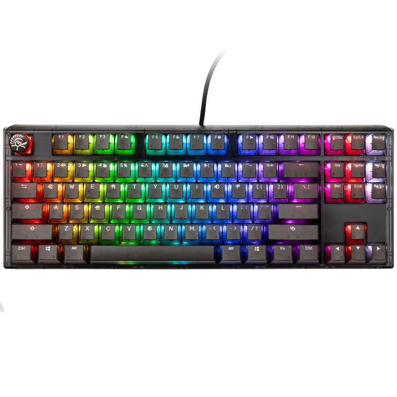 Ducky One 3 Aura TKL klaviatūra žaidimams USB QWERTY US International juoda