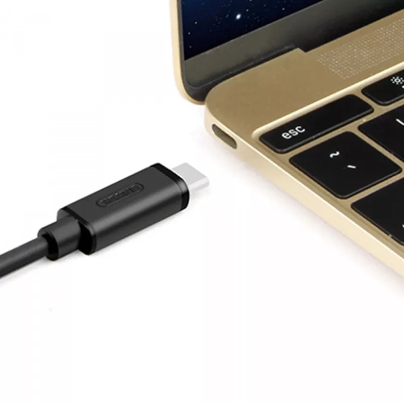 UNITEK Y-C474BK USB kabelis USB 3.2 Gen 1 (3.1 Gen 1) 1 m USB A USB C Juoda